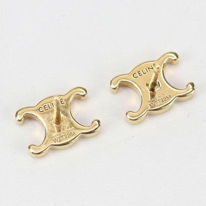 中古 セリーヌ ピアス レディース ブランド CELINE トリオンフ ピアス CE97270 ゴールド アクセサリー USDCE97270011