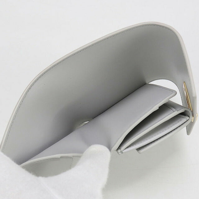 中古 セリーヌ 三折財布 レディース ブランド CELINE 16(セーズ) スモール トリフォールドウォレット 10F52 3CQ7 グレー 財布 USDCE97703011