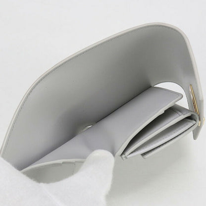 中古 セリーヌ 三折財布 レディース ブランド CELINE 16(セーズ) スモール トリフォールドウォレット 10F52 3CQ7 グレー 財布 USDCE97703011