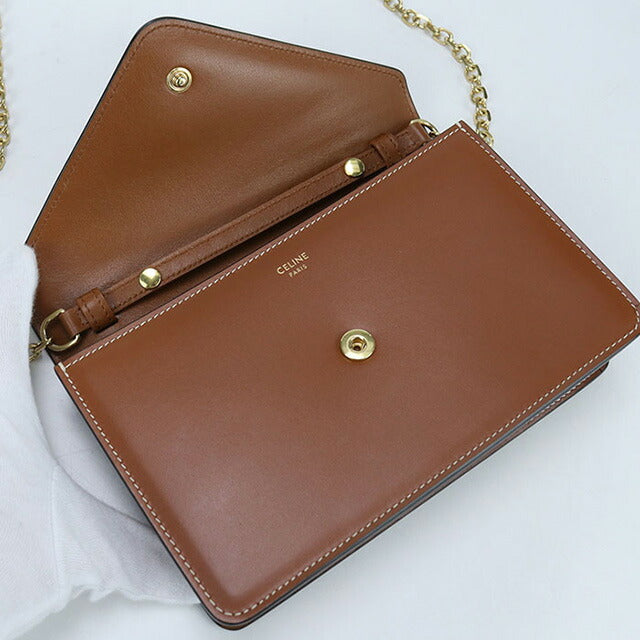 中古 セリーヌ チェーンウォレット レディース ブランド CELINE