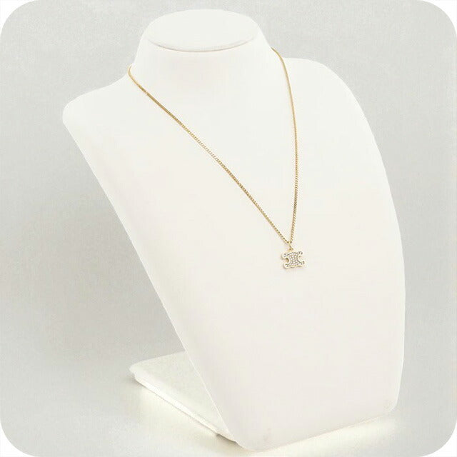 中古 セリーヌ ネックレス レディース ブランド CELINE ゴールド アクセサリー USDCE98527011