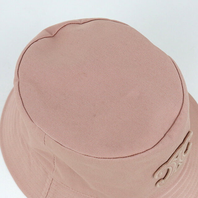 中古 セリーヌ ハット レディース ブランド CELINE トリオンフ バケットハット 2AUE0968P.25PY ピンク 帽子 USDCE98538011