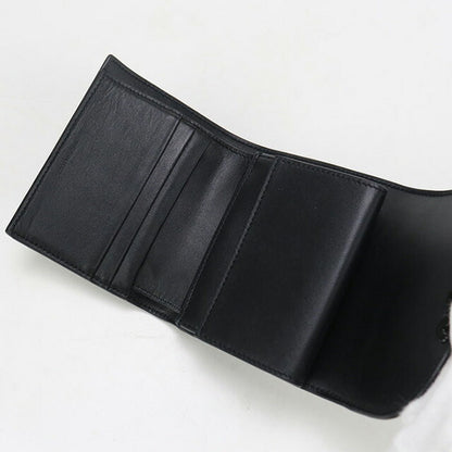 中古 セリーヌ 三折財布 レディース ブランド CELINE スモール フラップウォレット 10D78 3DPV ブラック 財布 USDCE99142011
