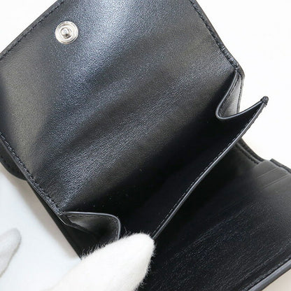 中古 セリーヌ 三折財布 レディース ブランド CELINE スモール フラップウォレット 10D78 3DPV ブラック 財布 USDCE99142011