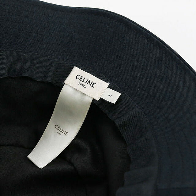 中古 セリーヌ ハット レディース ブランド CELINE バケットハット 2AU5B968P ブラック 帽子 USDCE99950011