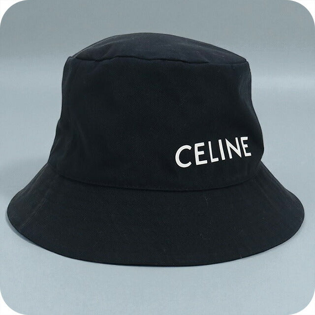 中古 セリーヌ ハット レディース ブランド CELINE バケットハット 2AU5B968P ブラック 帽子 USDCE99950011