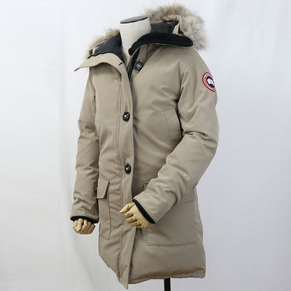 二手加拿大鹅羽绒服女装品牌 CANADA GOOSE BRONTE PARKA 2600JL 米色磨损 USDCGS99940011