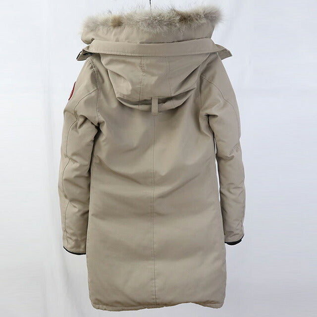 二手加拿大鹅羽绒服女装品牌 CANADA GOOSE BRONTE PARKA 2600JL 米色磨损 USDCGS99940011