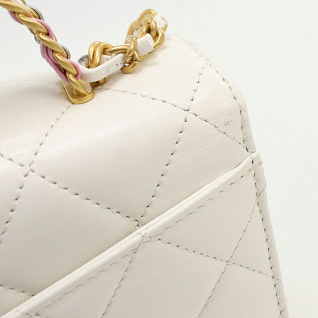 中古 シャネル ハンドバッグ レディース ブランド CHANEL マトラッセ 2WAY ホワイト バッグ USDCH100037011