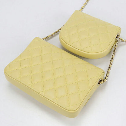 二手 CHANEL 单肩包 女士品牌 CHANEL 马特拉斯链条黄包 USDCH100158011