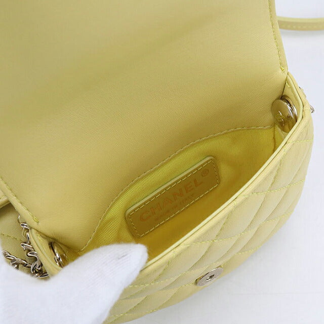 二手 CHANEL 单肩包 女士品牌 CHANEL 马特拉斯链条黄包 USDCH100158011