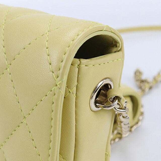 二手 CHANEL 单肩包 女士品牌 CHANEL 马特拉斯链条黄包 USDCH100158011
