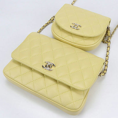 二手 CHANEL 单肩包 女士品牌 CHANEL 马特拉斯链条黄包 USDCH100158011