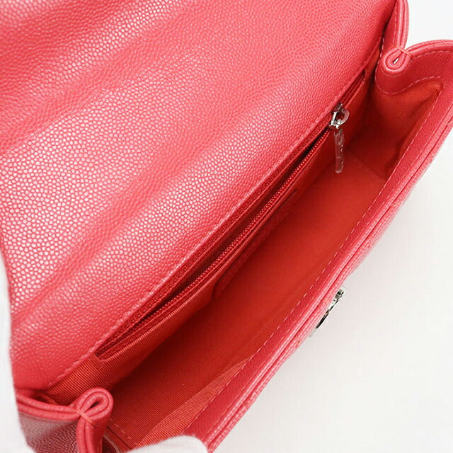 二手 CHANEL 斜挎单肩包 女士品牌 CHANEL 马特拉斯链条红色包 USDCH100160011