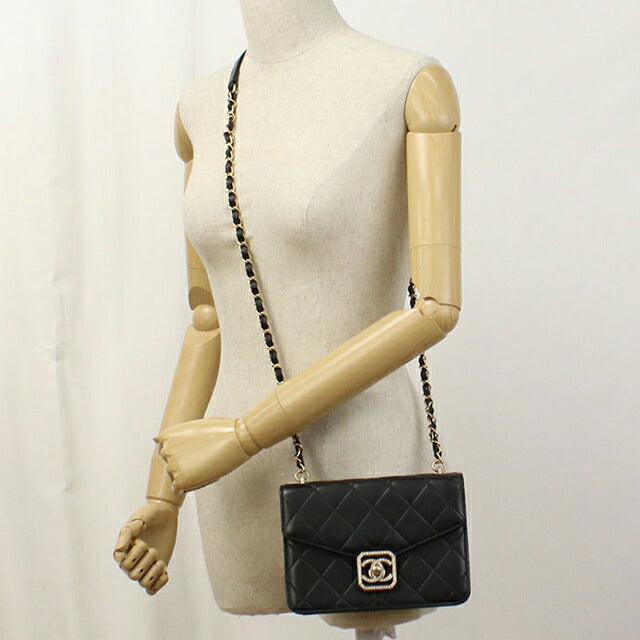 二手 CHANEL 单肩包 女士品牌 CHANEL 马特拉斯链条黑色包 USDCH100166011