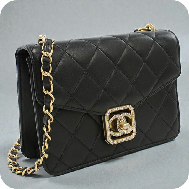 二手 CHANEL 单肩包 女士品牌 CHANEL 马特拉斯链条黑色包 USDCH100166011