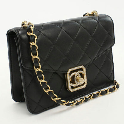 二手 CHANEL 单肩包 女士品牌 CHANEL 马特拉斯链条黑色包 USDCH100166011