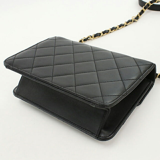 二手 CHANEL 单肩包 女士品牌 CHANEL 马特拉斯链条黑色包 USDCH100166011