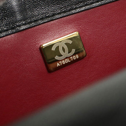 二手 CHANEL 单肩包 女士品牌 CHANEL 马特拉斯链条黑色包 USDCH100166011