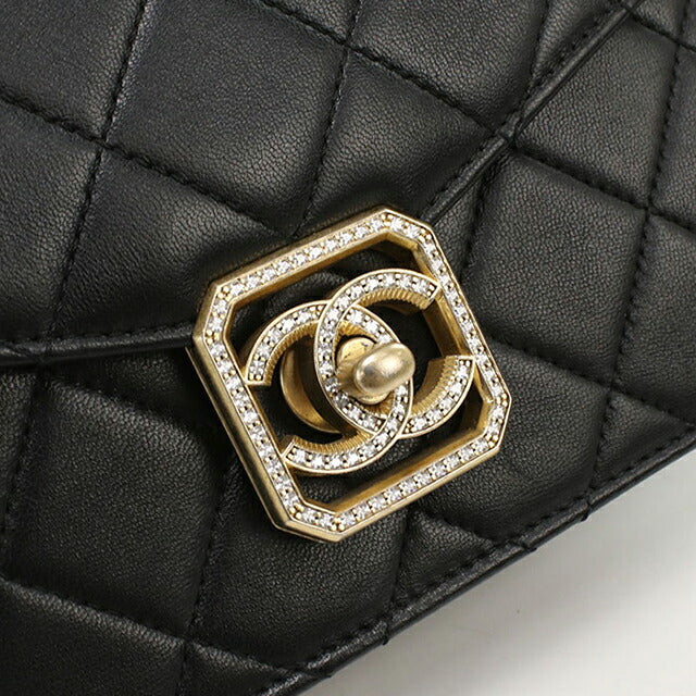 二手 CHANEL 单肩包 女士品牌 CHANEL 马特拉斯链条黑色包 USDCH100166011