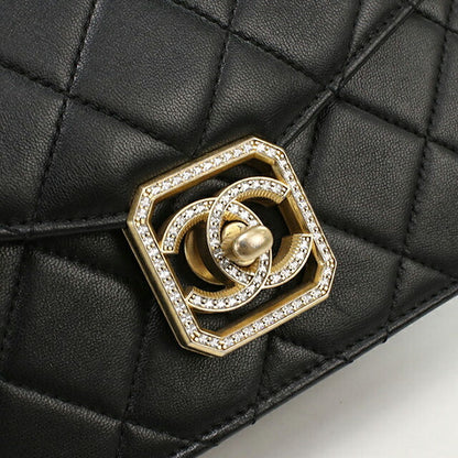 二手 CHANEL 单肩包 女士品牌 CHANEL 马特拉斯链条黑色包 USDCH100166011