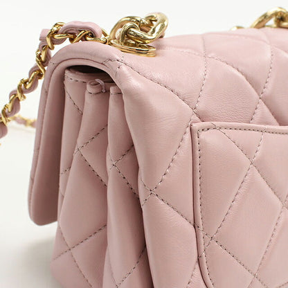 中古 シャネル 斜め掛け ショルダーバッグ レディース ブランド CHANEL マトラッセ チェーン ピンク バッグ USDCH100191011