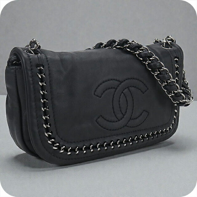 Used CHANEL shoulder bag ladies brand CHANEL chain black bag USDCH100389011