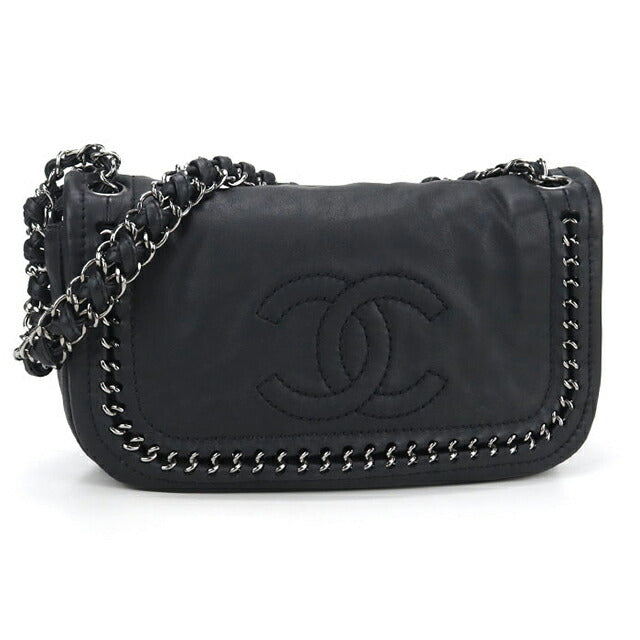 Used CHANEL shoulder bag ladies brand CHANEL chain black bag USDCH100389011