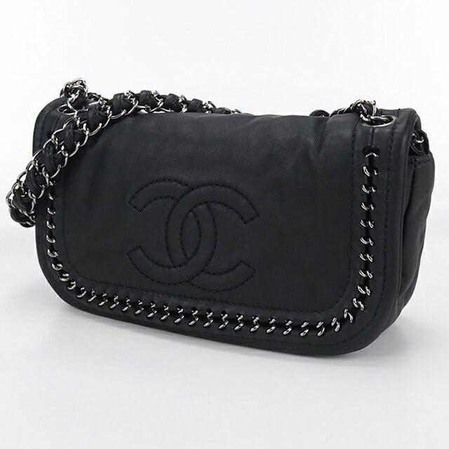 Used CHANEL shoulder bag ladies brand CHANEL chain black bag USDCH100389011