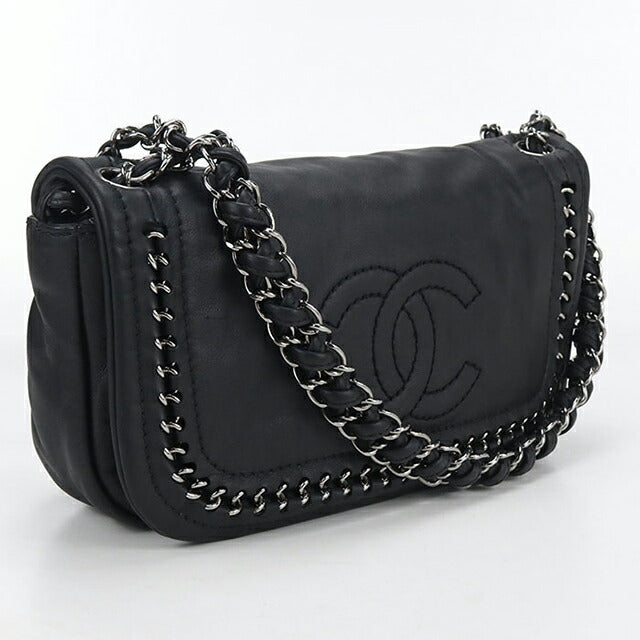 Used CHANEL shoulder bag ladies brand CHANEL chain black bag USDCH100389011