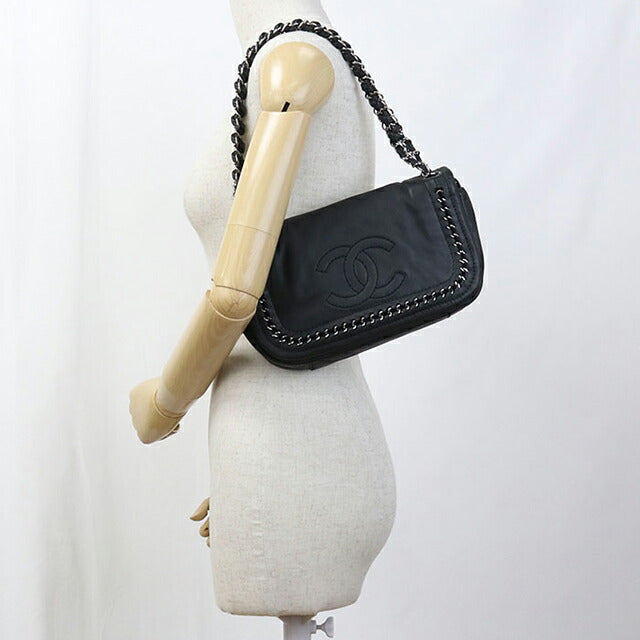 Used CHANEL shoulder bag ladies brand CHANEL chain black bag USDCH100389011