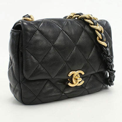 中古 シャネル ショルダーバッグ レディース ブランド CHANEL マトラッセ チェーンショルダーバッグ ブラック バッグ USDCH100391011