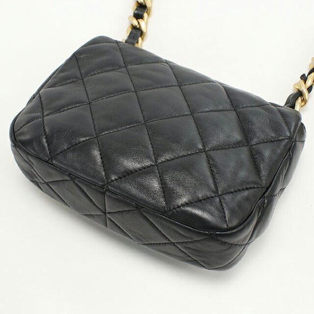 中古 シャネル ショルダーバッグ レディース ブランド CHANEL マトラッセ チェーンショルダーバッグ ブラック バッグ USDCH100391011