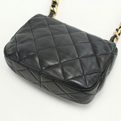 中古 シャネル ショルダーバッグ レディース ブランド CHANEL マトラッセ チェーンショルダーバッグ ブラック バッグ USDCH100391011
