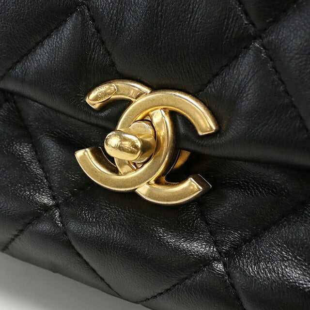中古 シャネル ショルダーバッグ レディース ブランド CHANEL マトラッセ チェーンショルダーバッグ ブラック バッグ USDCH100391011