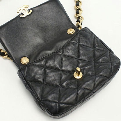中古 シャネル ショルダーバッグ レディース ブランド CHANEL マトラッセ チェーンショルダーバッグ ブラック バッグ USDCH100391011