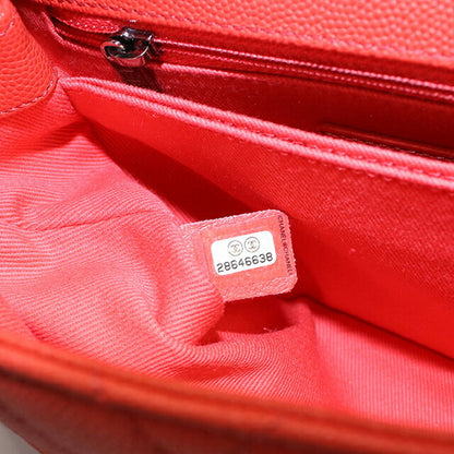中古 シャネル ハンドバッグ レディース ブランド CHANEL シェブロン 2WAY オレンジ バッグ USDCH100544011