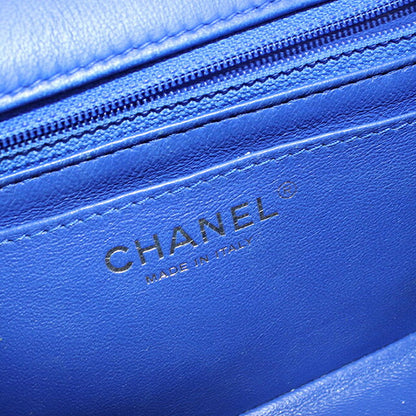 Used CHANEL shoulder bag ladies brand CHANEL chevron chain blue bag USDCH100556011
