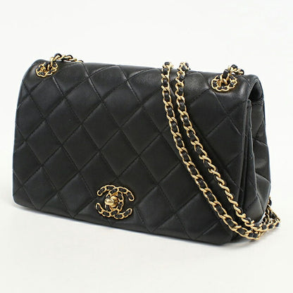 二手 CHANEL 单肩包 女士品牌 CHANEL 马特拉斯链条黑色包 USDCH100557011