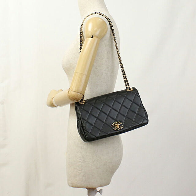 二手 CHANEL 单肩包 女士品牌 CHANEL 马特拉斯链条黑色包 USDCH100557011