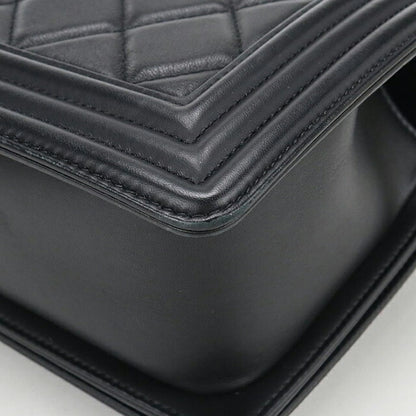 中古 シャネル 斜め掛け ショルダーバッグ レディース ブランド CHANEL ボーイシャネル チェーンショルダーバッグ A67086 ブラック USDCH100562011