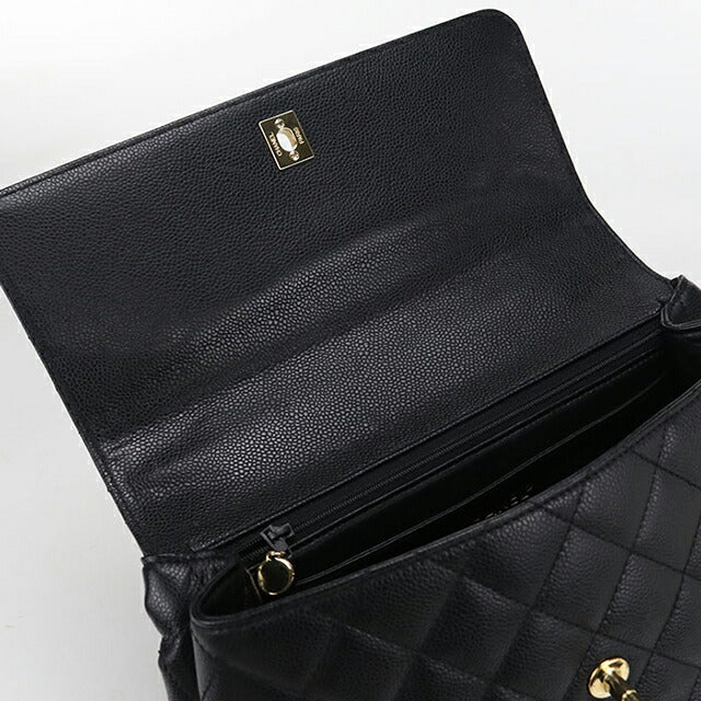 Used CHANEL handbag ladies brand CHANEL Matelasse black bag USDCH100572011