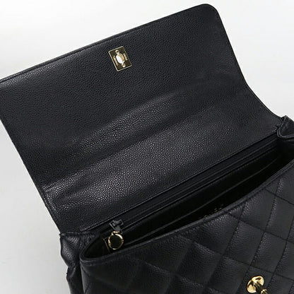 Used CHANEL handbag ladies brand CHANEL Matelasse black bag USDCH100572011
