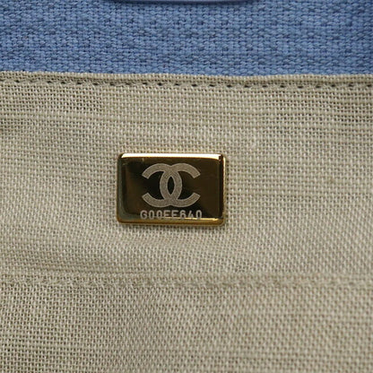 二手 CHANEL 手提包女士品牌 CHANEL Deauville 2WAY AS3257 蓝色包 USDCH100587011