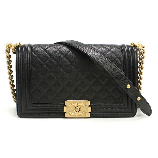 中古 シャネル ショルダーバッグ レディース ブランド CHANEL ボーイシャネル チェーンショルダーバッグ A67086 ブラック バッグ USDCH100727011
