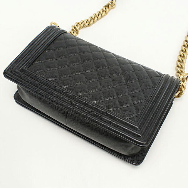 中古 シャネル ショルダーバッグ レディース ブランド CHANEL ボーイシャネル チェーンショルダーバッグ A67086 ブラック バッグ USDCH100727011