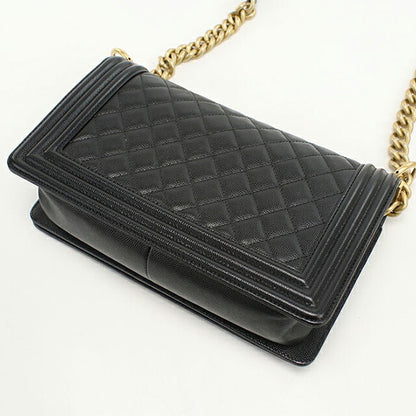 中古 シャネル ショルダーバッグ レディース ブランド CHANEL ボーイシャネル チェーンショルダーバッグ A67086 ブラック バッグ USDCH100727011