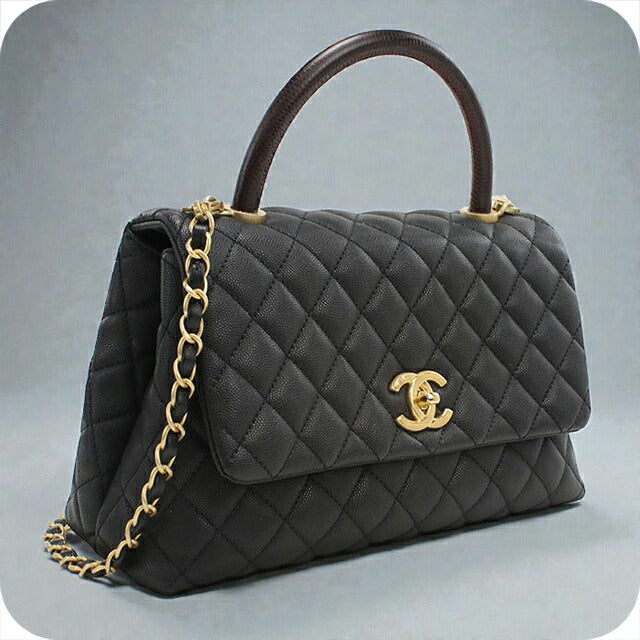 二手CHANEL手提包女士品牌CHANEL Matelasse 2WAY手提包黑色包USDCH100759011