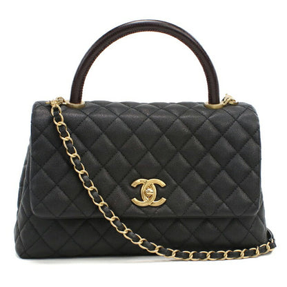 二手CHANEL手提包女士品牌CHANEL Matelasse 2WAY手提包黑色包USDCH100759011
