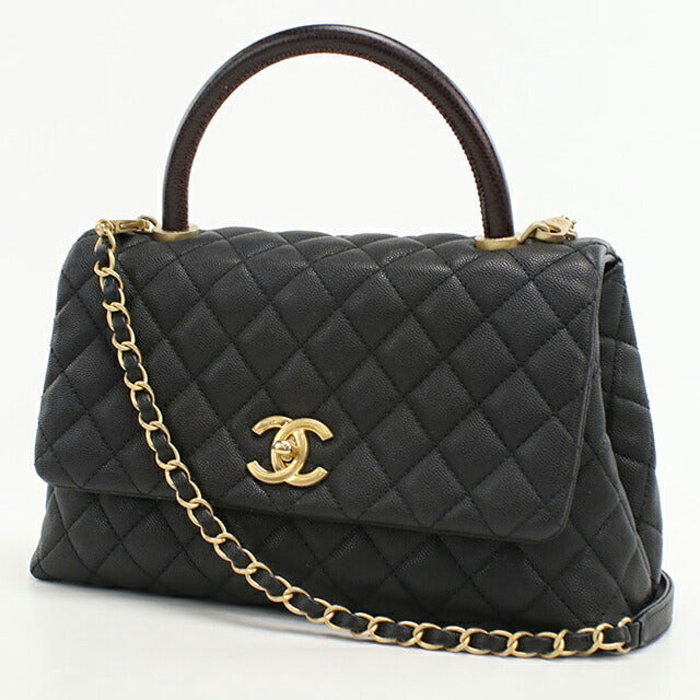 二手CHANEL手提包女士品牌CHANEL Matelasse 2WAY手提包黑色包USDCH100759011